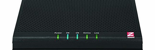 Zoom DOCSIS 3.0 Cable Modem - Black