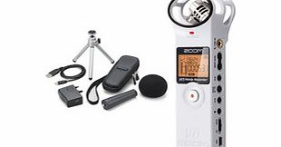 Zoom H1 Digital Field Recorder White with H1