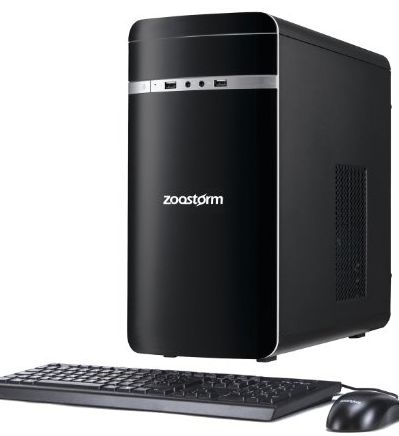 Zoostorm 7270-8009 Home PC (Intel Pentium-G3240 3.1 GHz, 4 GB RAM, 500 GB HDD, DVDRW, Windows 8.1 with Bing)