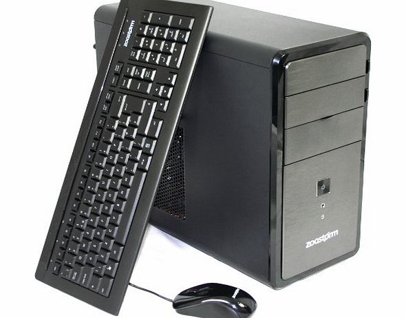 7877-0095 Premium PC (Intel Core i5-3330, 8GB RAM, 1TB HDD, DVDRW, Windows 7 Home Premium 64-Bit) - Metallic