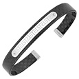 Zoppini Black - Carbon Fibre & Stainless Steel Bracelet