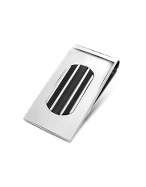 Zoppini Onyx Round Collection - Stainless Steel Money Clip