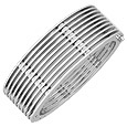 Zoppini The Daring Collection - 10 Strand Stainless Steel Bracelet