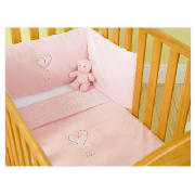 Zorbit Cot / Cotbed Bedding Set - Pink