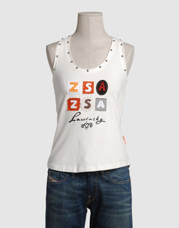ZSAZSA LAWINSKY TOP WEAR Sleeveless t-shirts WOMEN on YOOX.COM