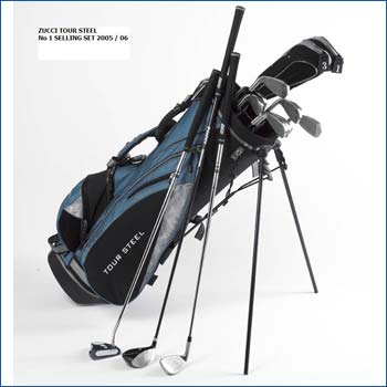 Zucci TOUR STEEL QUALITY DIVIDER GOLF CARRY/TROLLEY BAG
