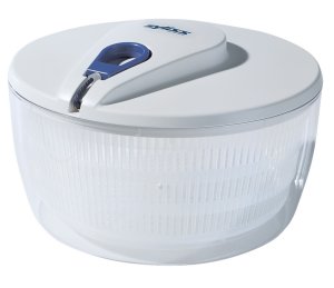 Zyliss Large Salad spinner  Serves 4-6 people  It`s one pull to gourmet salad  crisp lettuces and ev