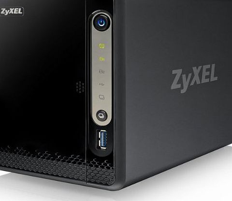 ZYXEL  NSA325 v2 2 Bay Desktop Network Storage Power Plus NAS Enclosure,1.6GHz CPU