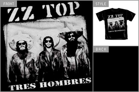 ZZ Top (Hombres) T-Shirt cid_6729TSBP