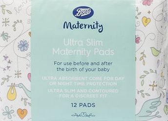 Boots Maternity, 2041[^]10049777 Boots Ultra Slim Maternity Pads - 1 x 12 Pack