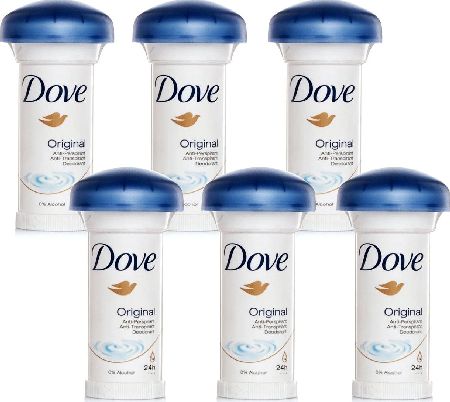Dove, 2102[^]0098766 Original Deodorant Cream - 6 Pack