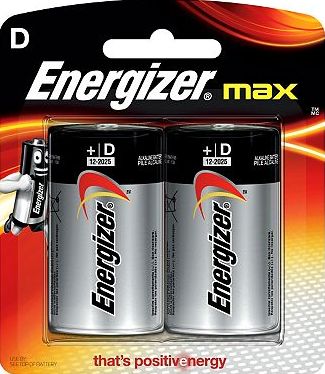 Energizer, 2041[^]10028434 UltraPlus D Batteries x2 10028434