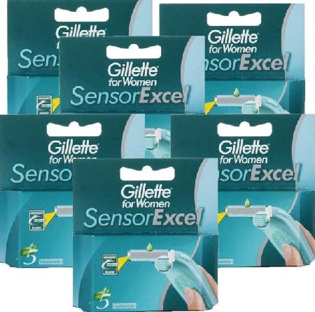 Gillette, 2102[^]0104214 Sensor Excel Razor Blades For Women -