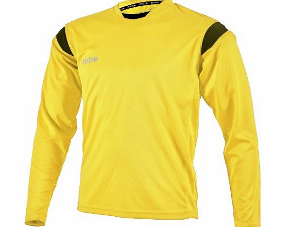 Mitre Motion Unisex Adult Football Jersey - Yellow/Black, XXL 50``-52`` inch