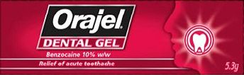 Orajel, 2041[^]10081004 Dental Gel for toothache - 5.3g 10081004