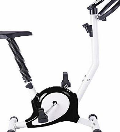ReaseJoy Indoor Aerobic Training Cycle Exercise Bike Black Cardio Equipment Fintess Machine Workout Gym