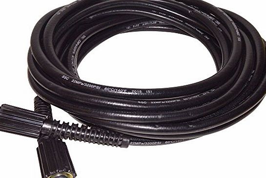 Wolf 10m High Pressure Extension Hose To Suit 3000psi Petrol Power Pressure Washer Replacement Hose